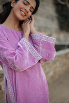 Makhmalee Long Kurta Set - ILMA