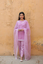 Makhmalee Short Kurta Set with Dupatta - ILMA