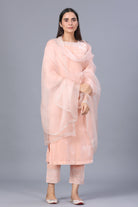 Makhmalee Suit Set with Embroidered Pants - ILMA