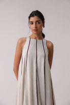 Morning Blush Panelled Dress - ILMA