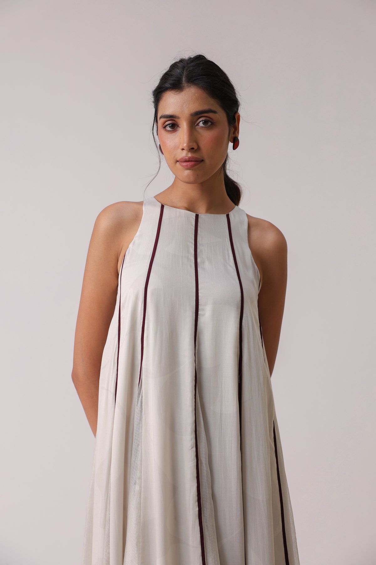 Morning Blush Panelled Dress - ILMA