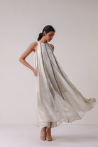 Morning Blush Panelled Dress - ILMA