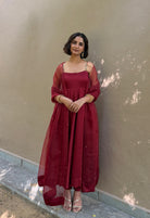 Nitasha in Naina Anarkali Set - ILMA