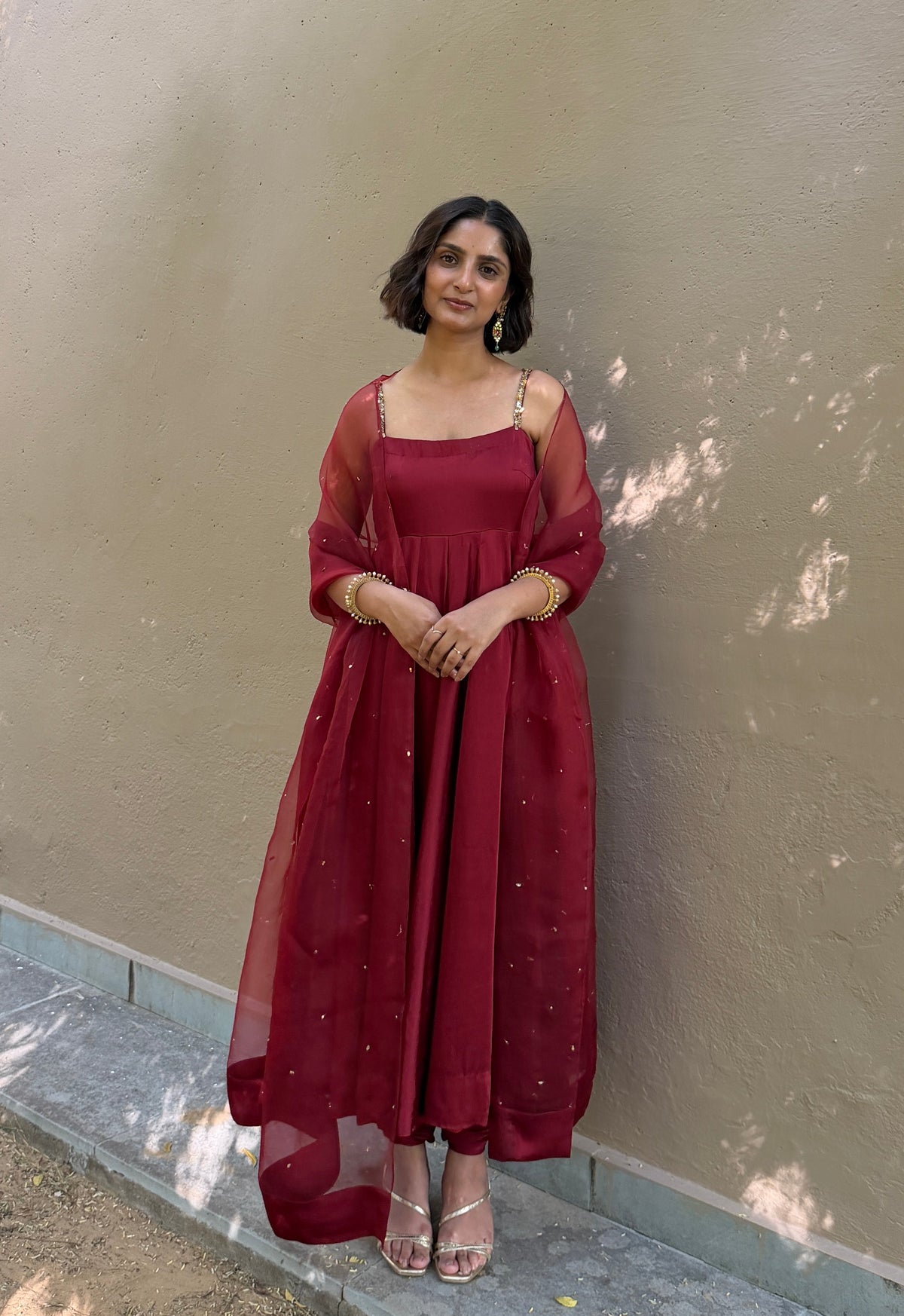 Nitasha in Naina Anarkali Set - ILMA