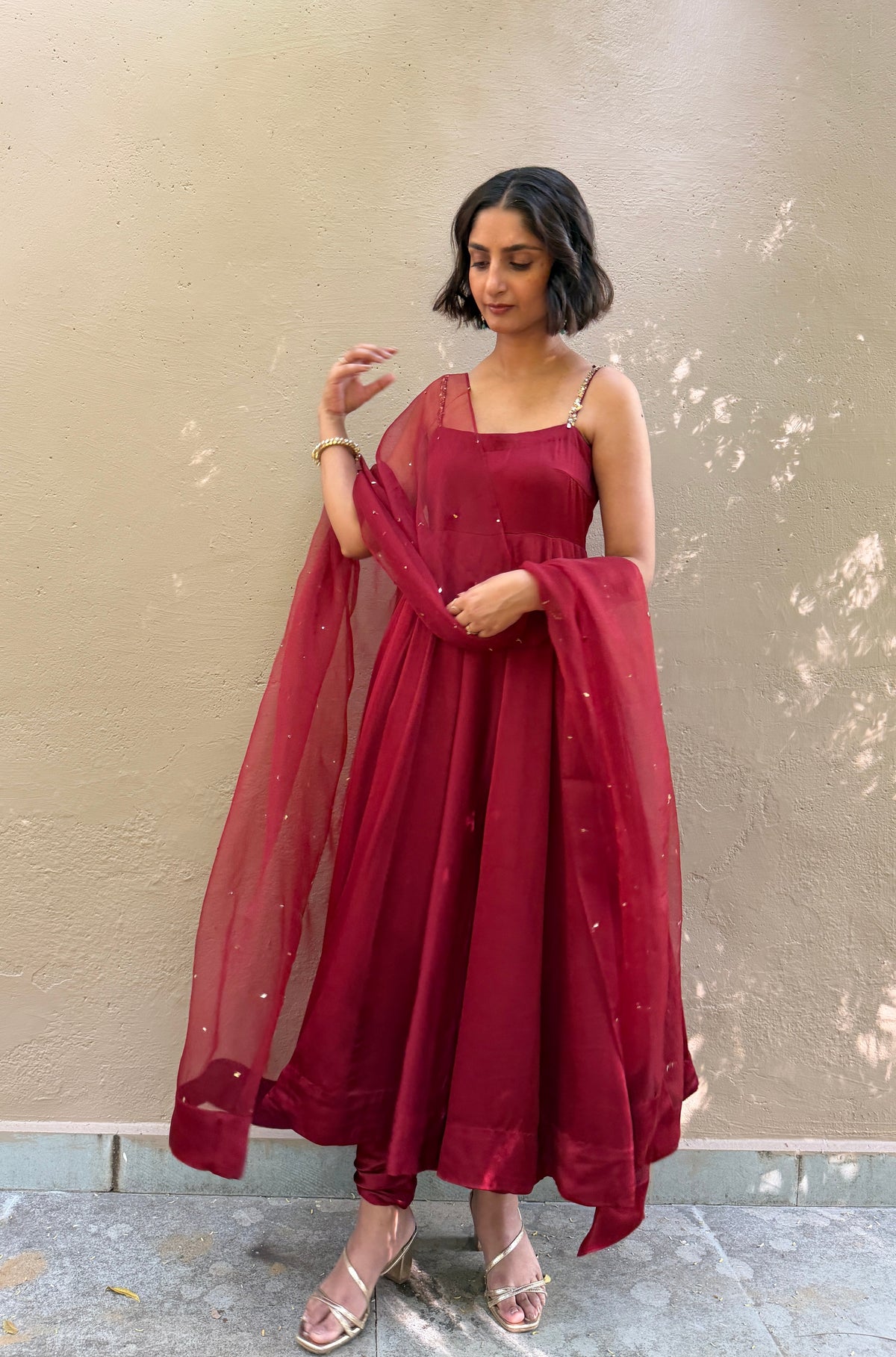 Nitasha in Naina Anarkali Set - ILMA