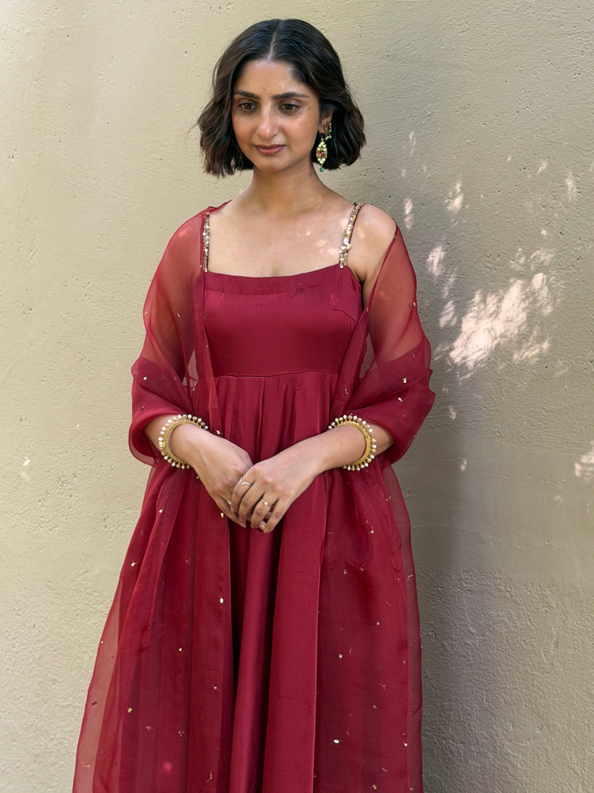 Nitasha in Naina Anarkali Set - ILMA