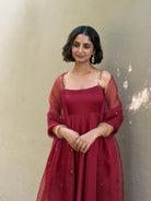 Nitasha in Naina Anarkali Set - ILMA