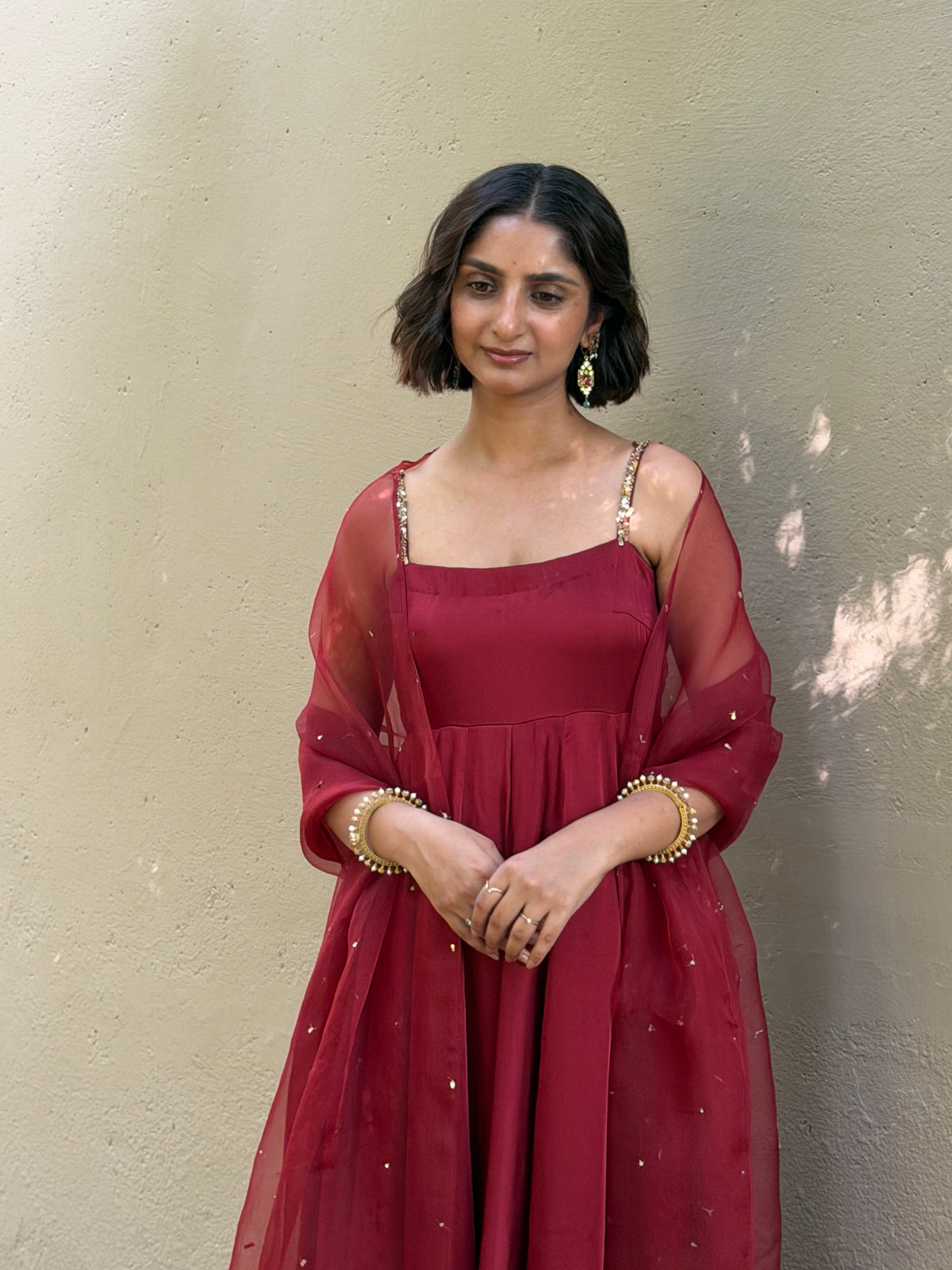 Nitasha in Naina Anarkali Set - ILMA