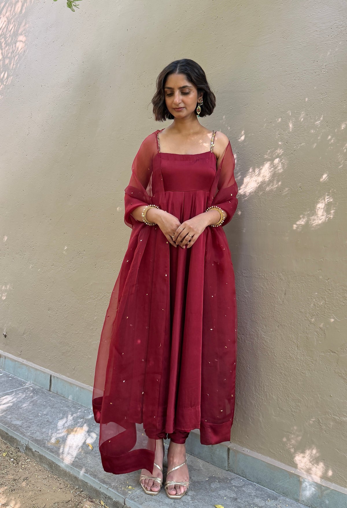 Nitasha in Naina Anarkali Set - ILMA