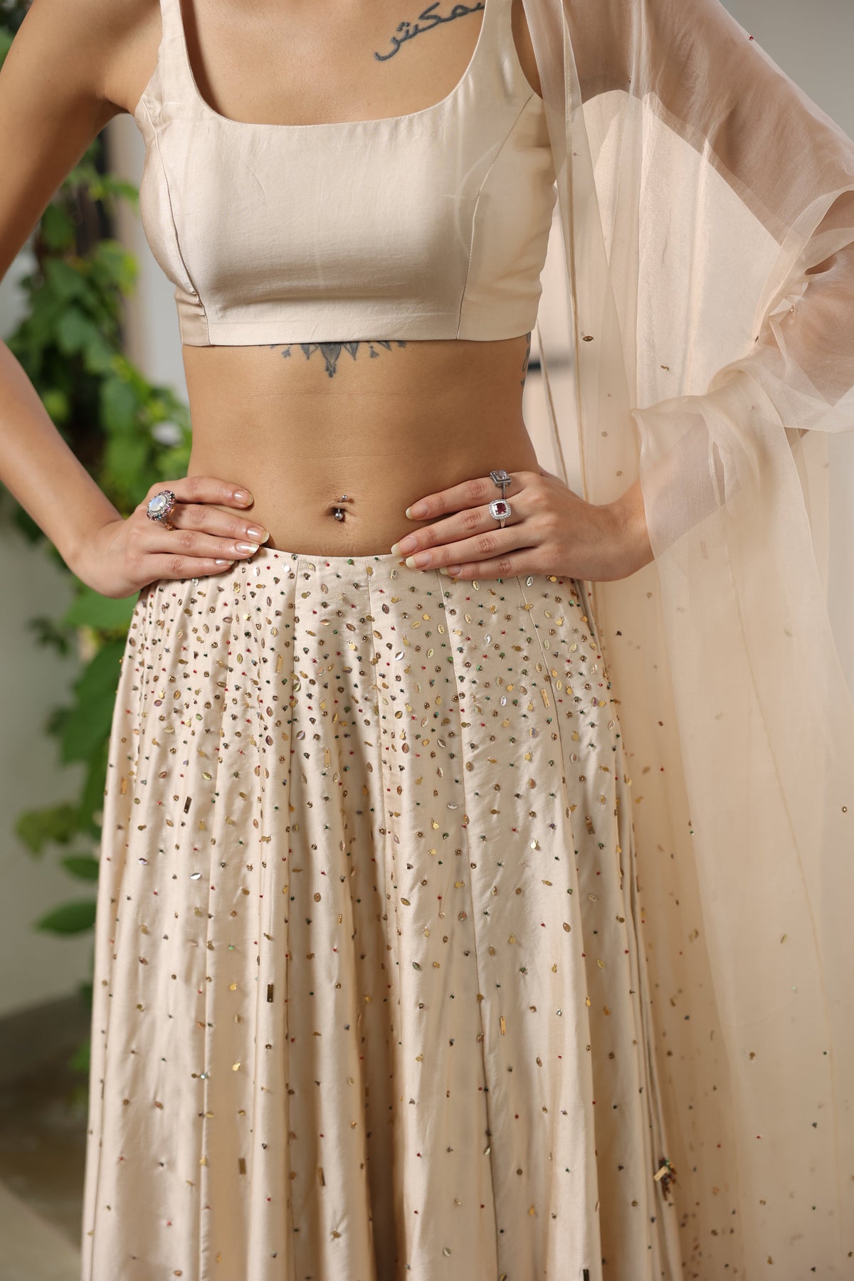 Nitasha in YAMI Lehanga Set - ILMA