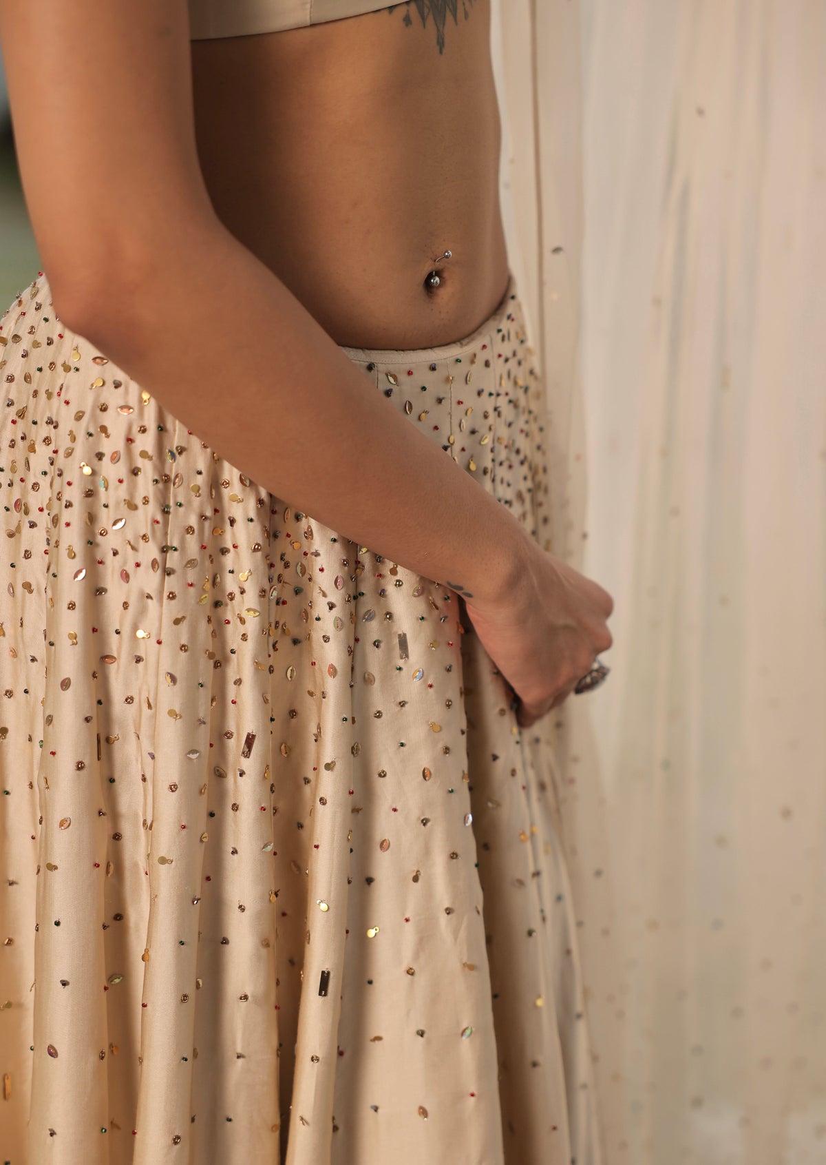 Nitasha in YAMI Lehanga Set - ILMA