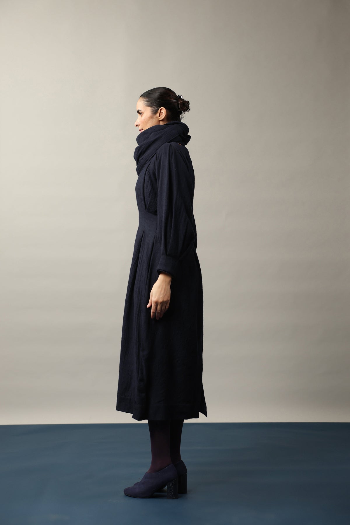 Olivia Dress with Scarf - ILMA