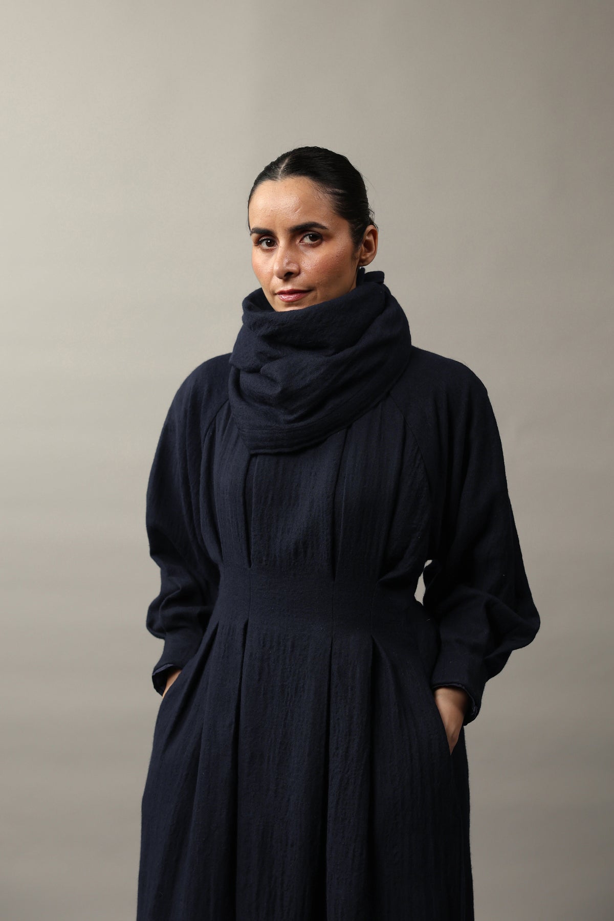 Olivia Dress with Scarf - ILMA