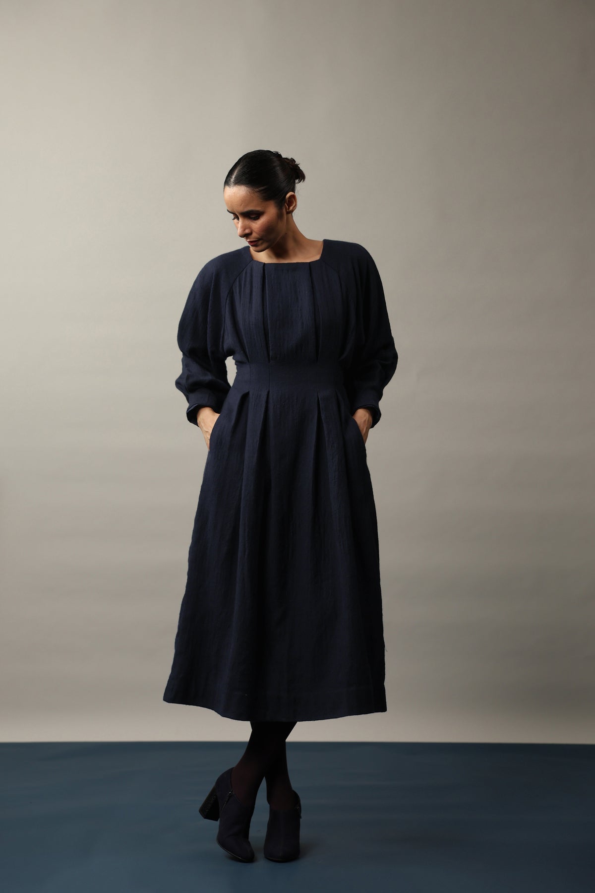 Olivia Dress with Scarf - ILMA