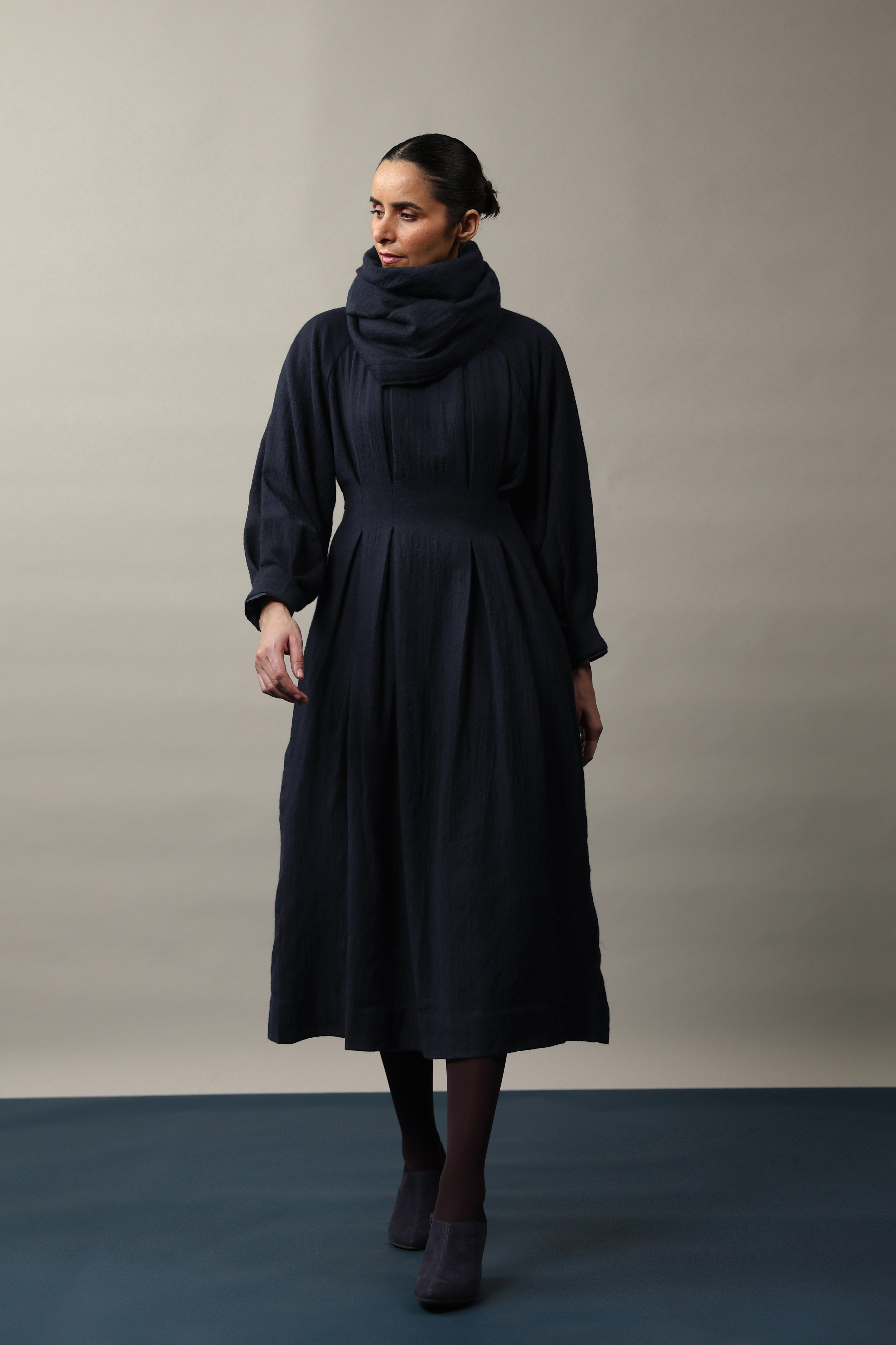 Olivia Dress with Scarf - ILMA