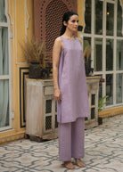 Overlapped Side Slit Co-ord Set - ILMA