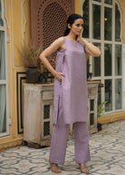 Overlapped Side Slit Co-ord Set - ILMA