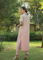 PEONY Straight Kurta Set with Scarf - ILMA