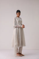 Petal Veil Anarkali Set - ILMA
