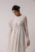 Petal Veil Anarkali Set - ILMA