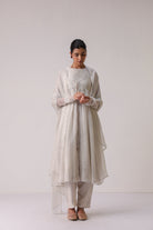 Petal Veil Anarkali Set - ILMA