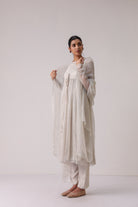 Petal Veil Anarkali Set - ILMA