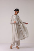 Petal Veil Anarkali Set - ILMA