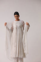 Petal Veil Anarkali Set - ILMA