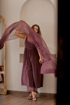 Radhika Bhardwaj in Sleeveless Suit Set with Doriya Dupatta - ILMA
