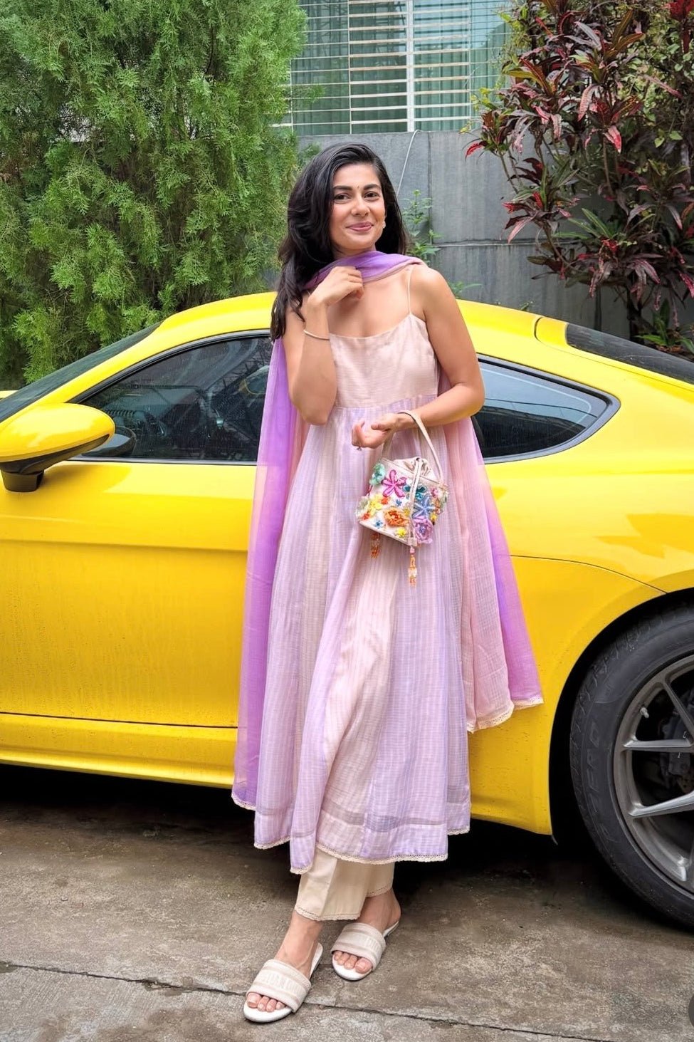 Radhika Diwan in Jasmine Suit Set - ILMA