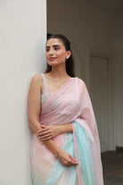 RANGINI Saree with Hand Embellished Blouse - ILMA