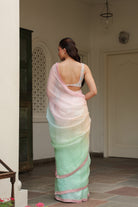 RANGINI Saree with Hand Embellished Blouse - ILMA