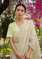 Reshma Sebastian in Meadow Striped Saree - ILMA