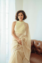 Reshma Sebastian in Meadow Striped Saree - ILMA