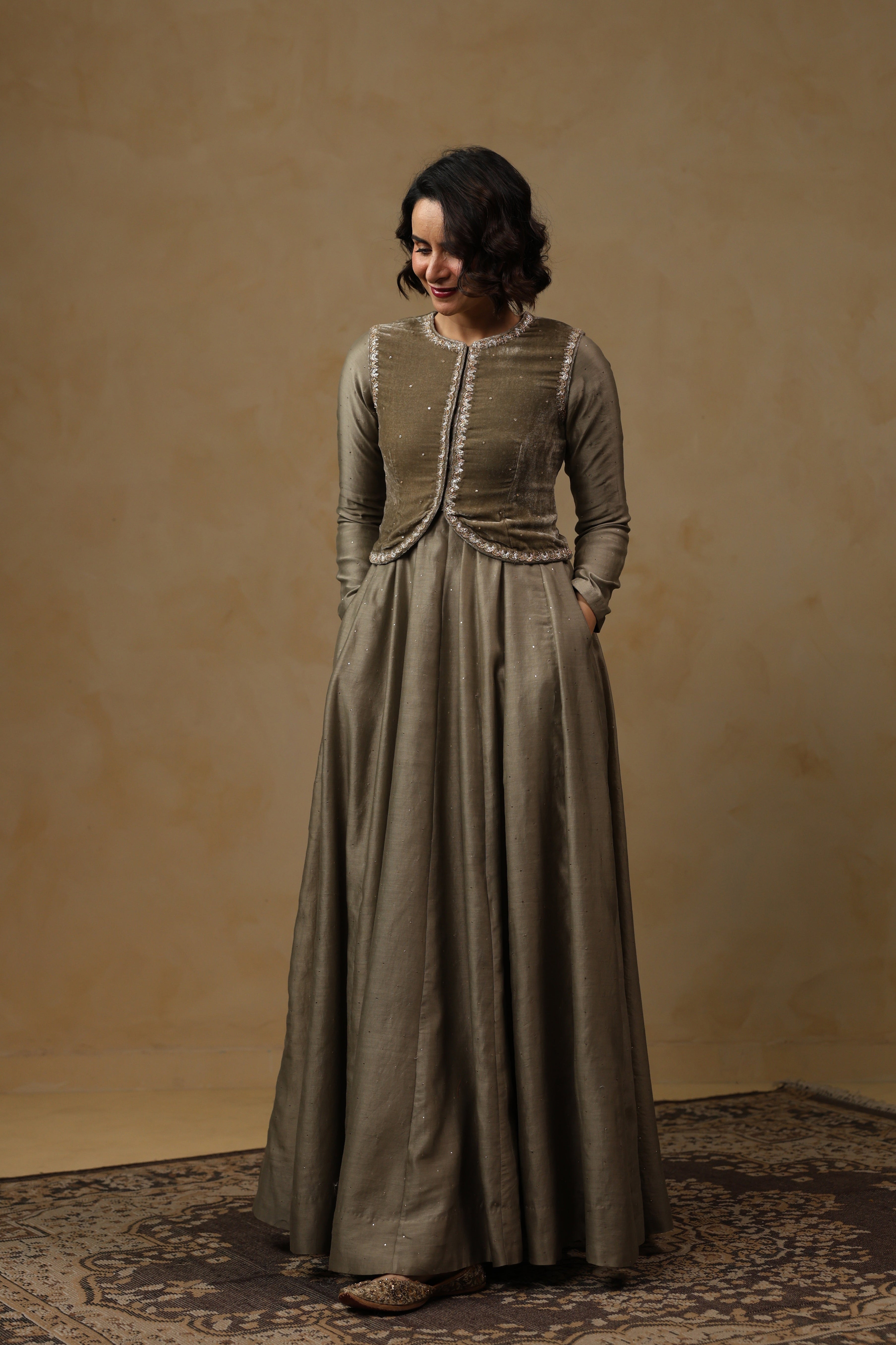 SANDHYA Dress with Jacket - ILMA