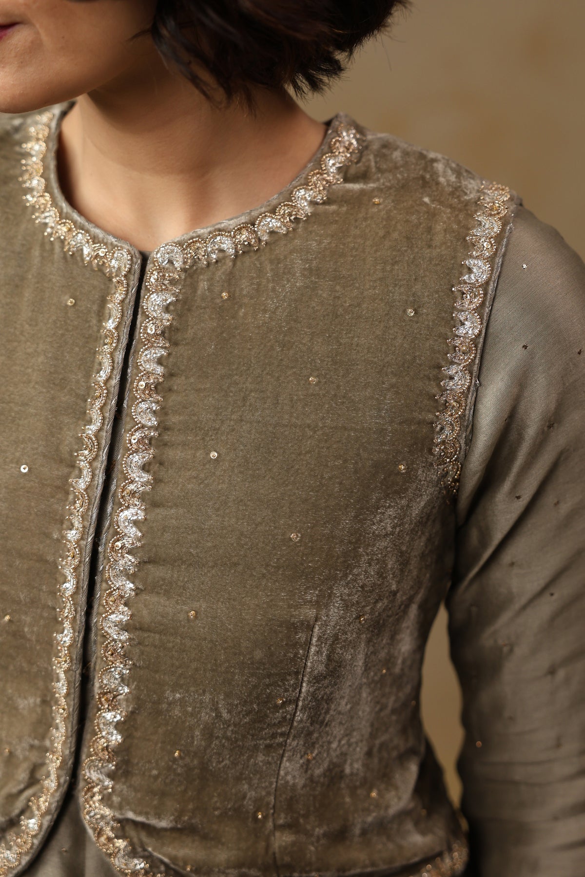 SANDHYA Dress with Jacket - ILMA