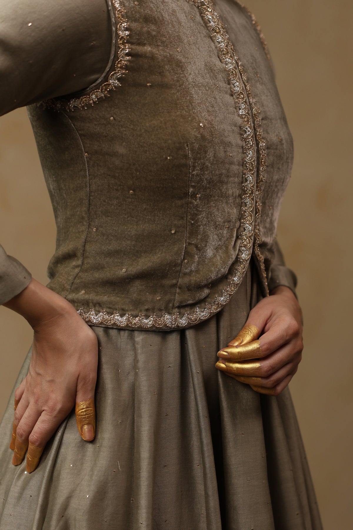 SANDHYA Dress with Jacket - ILMA