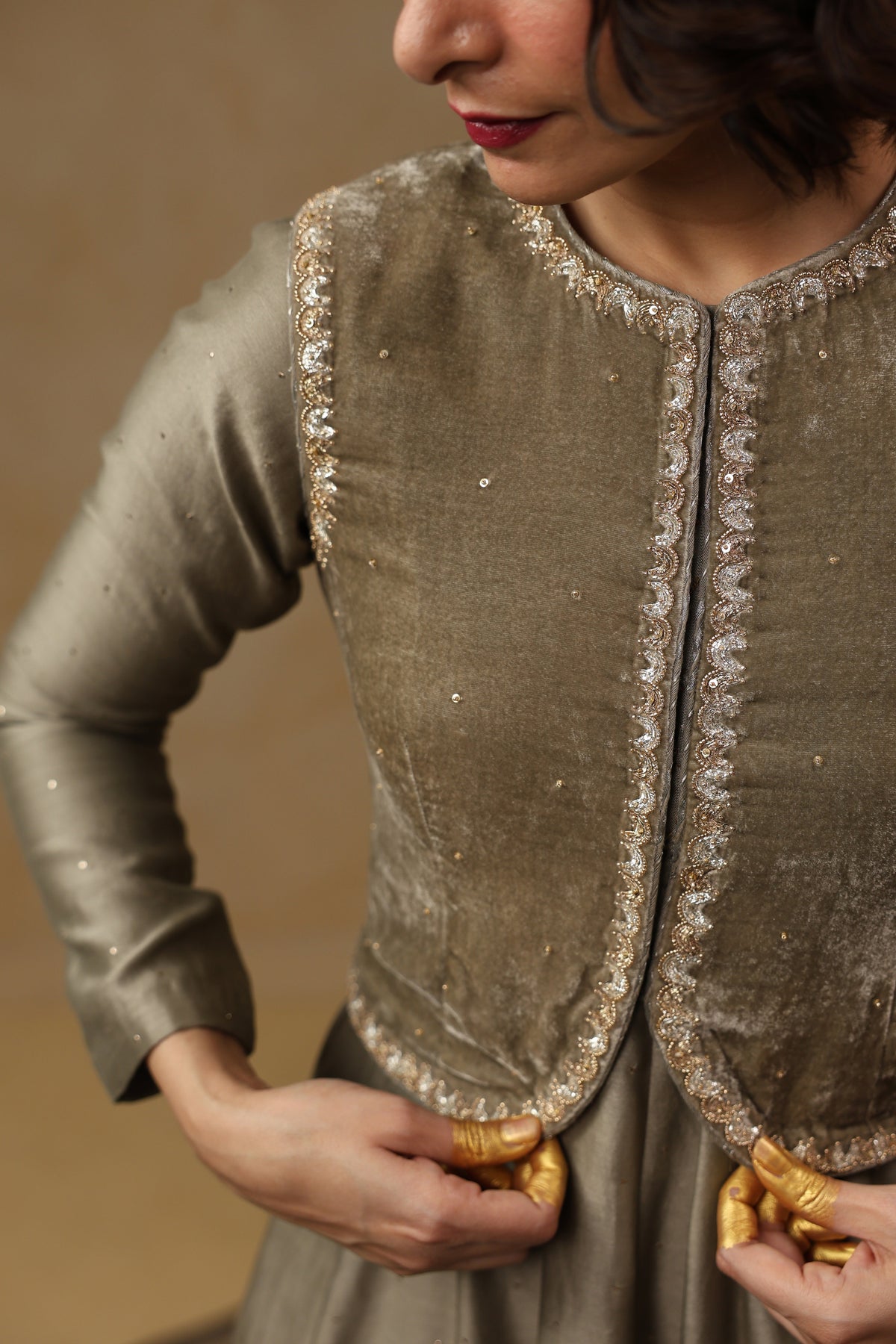 SANDHYA Dress with Jacket - ILMA