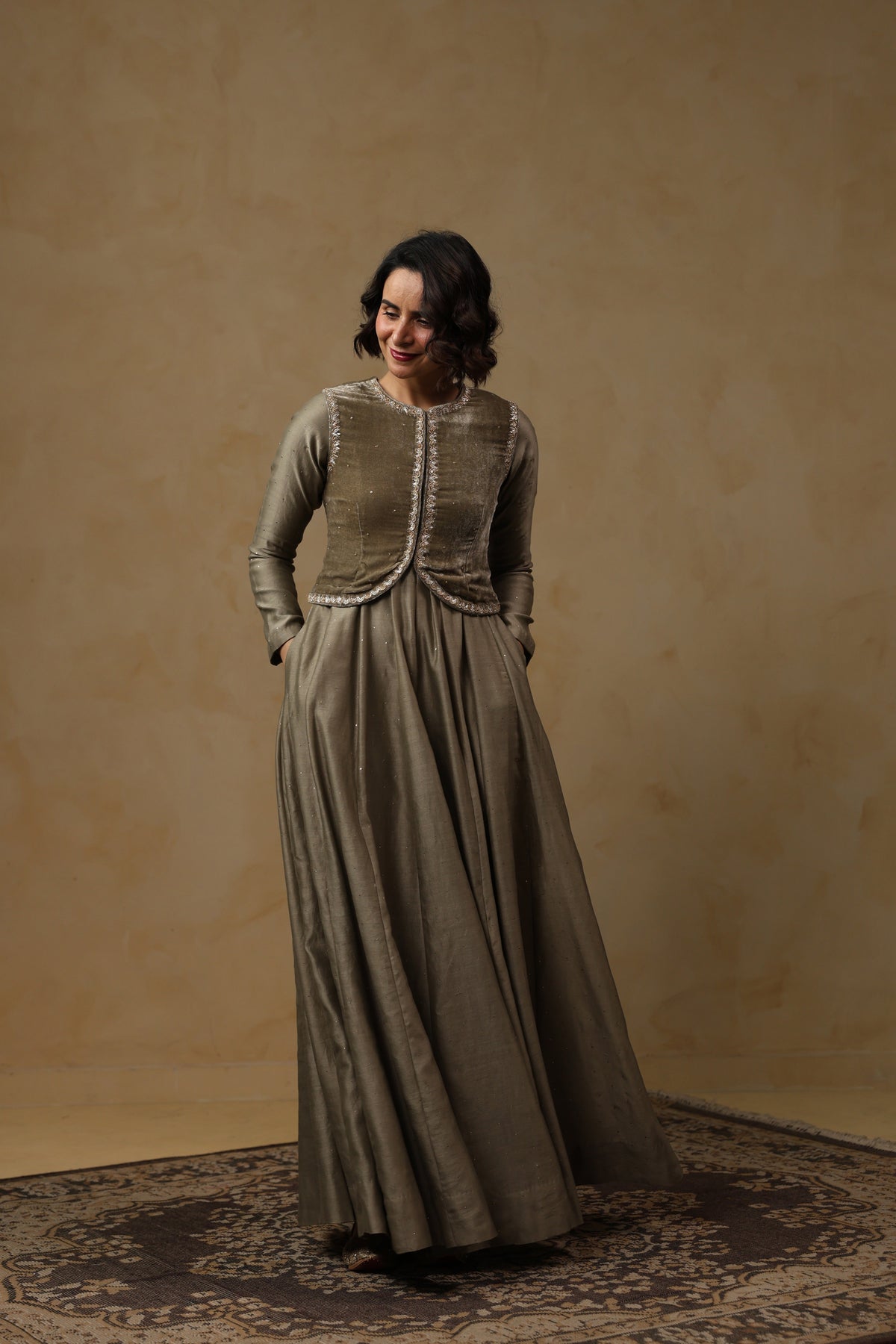 SANDHYA Dress with Jacket - ILMA