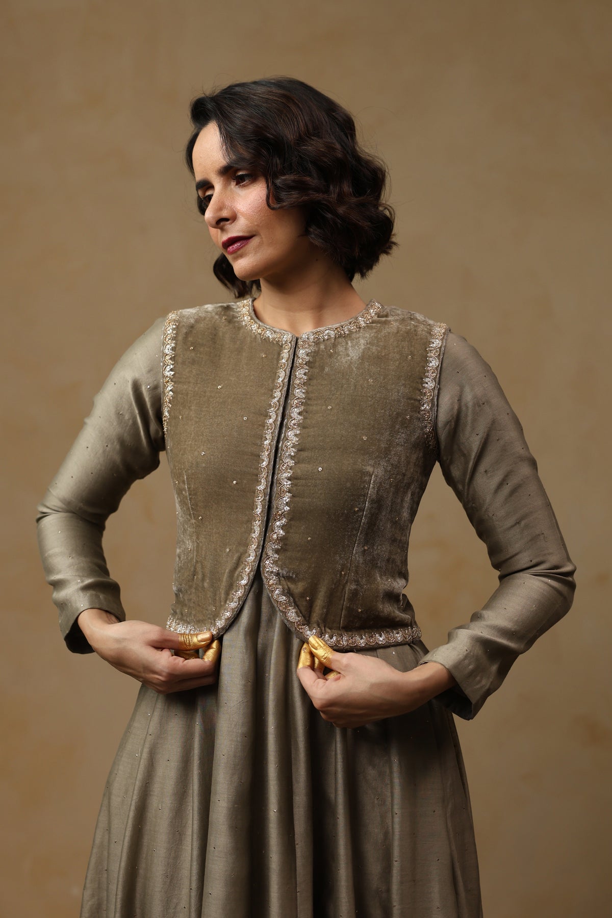SANDHYA Dress with Jacket - ILMA