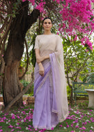 Shraddha Gurung in MARGUERITE Half Ombre & Half Sriped Saree - ILMA