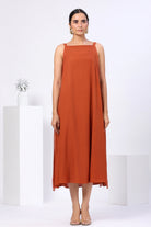Sleeveless Tunic with Side Tie Ups - ILMA