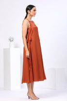 Sleeveless Tunic with Side Tie Ups - ILMA