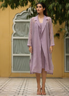 Slip Dress with Doriya Overcoat - ILMA