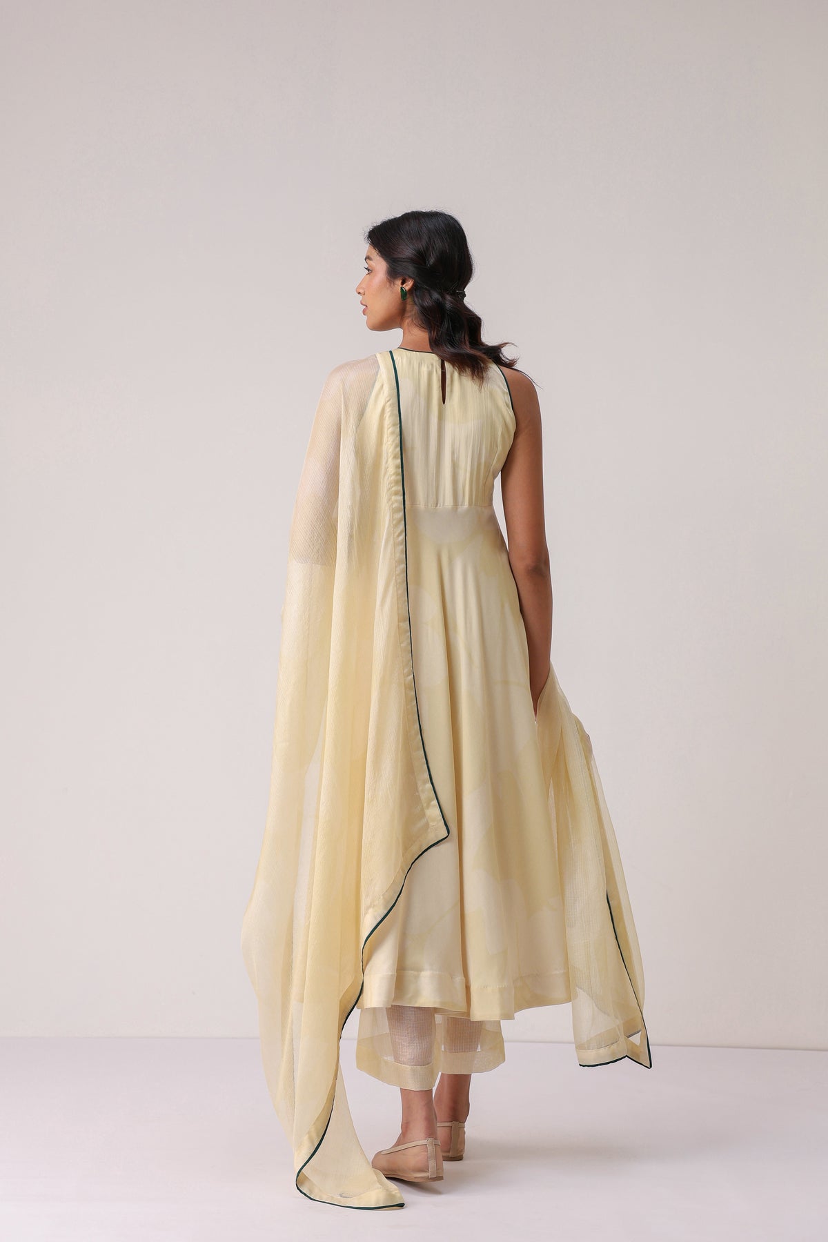 Soft Bloom Anarkali Set - ILMA