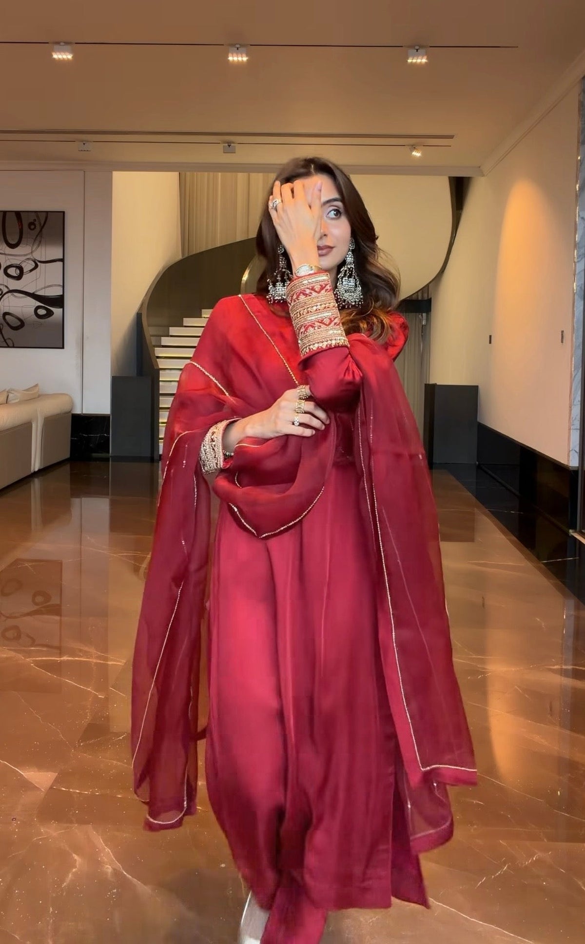 Sonali in Fiza Suit Set - ILMA