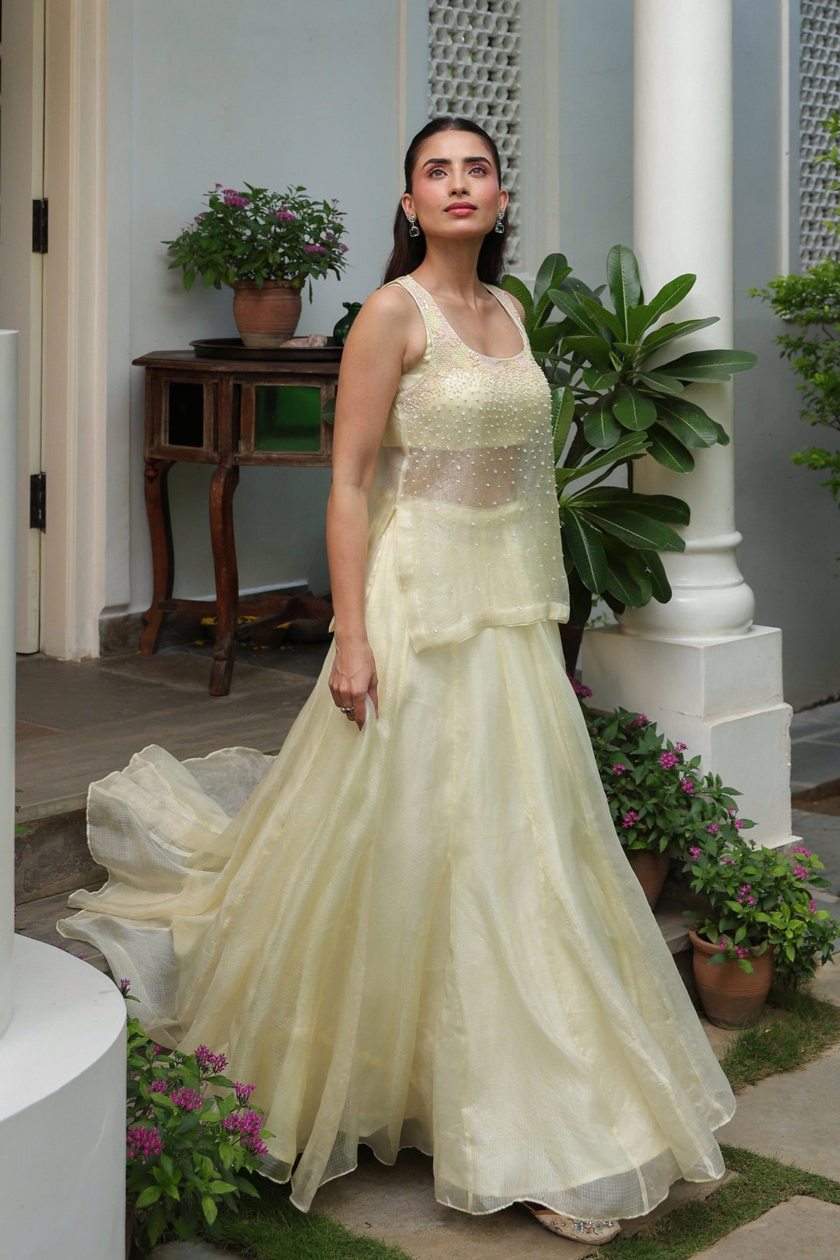 Sonali in Suhana Lehanga Set with Dupatta - ILMA