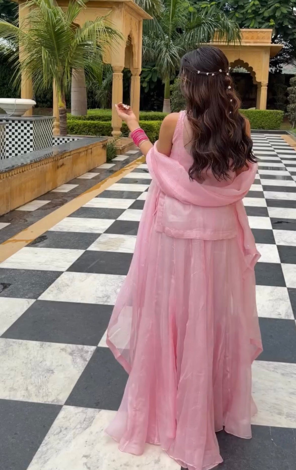 Sonali in Suhana Lehanga Set with Dupatta - ILMA