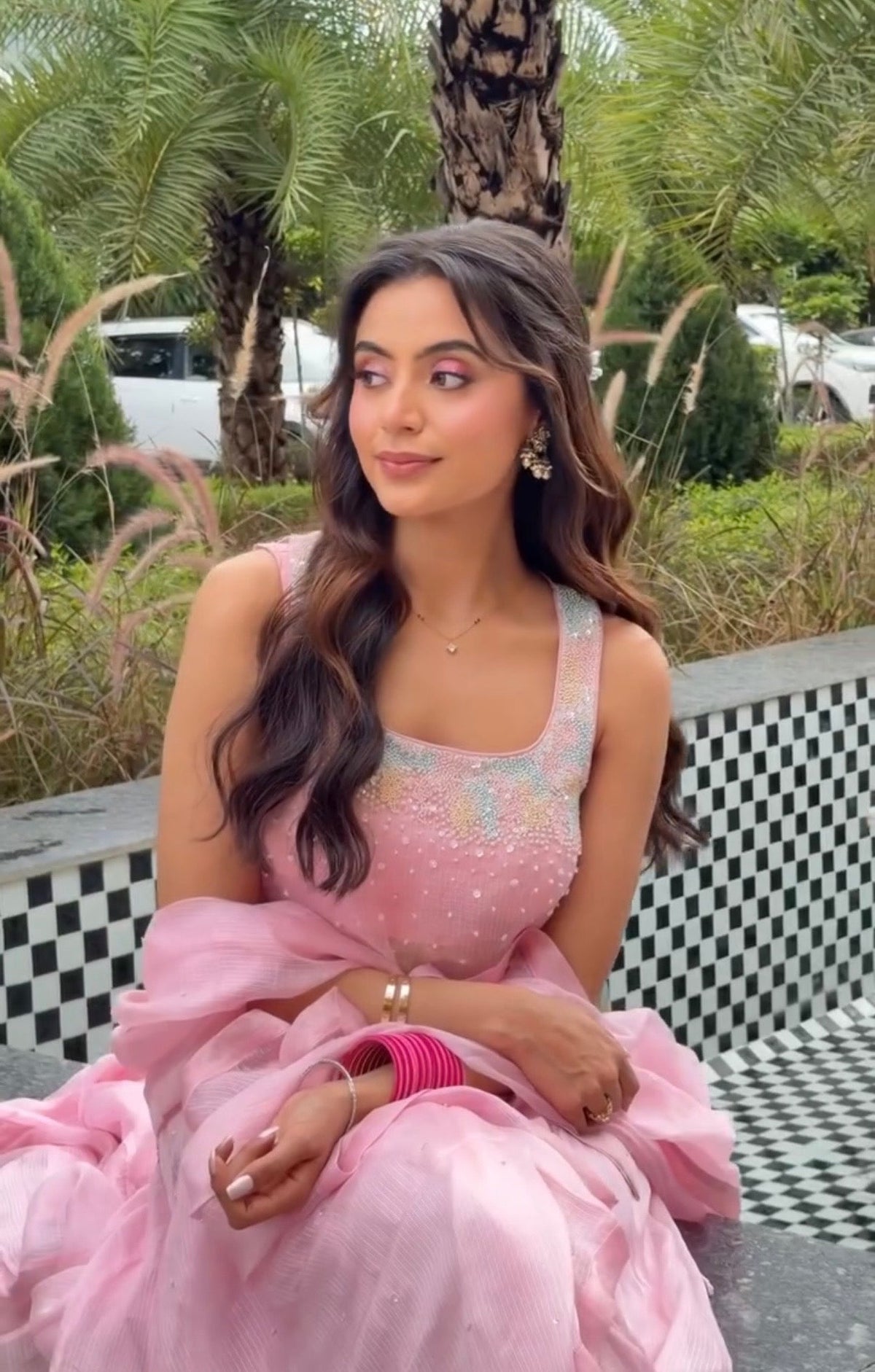 Sonali in Suhana Lehanga Set with Dupatta - ILMA