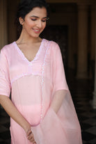 Suit Set with Sequins Border Dupatta - ILMA